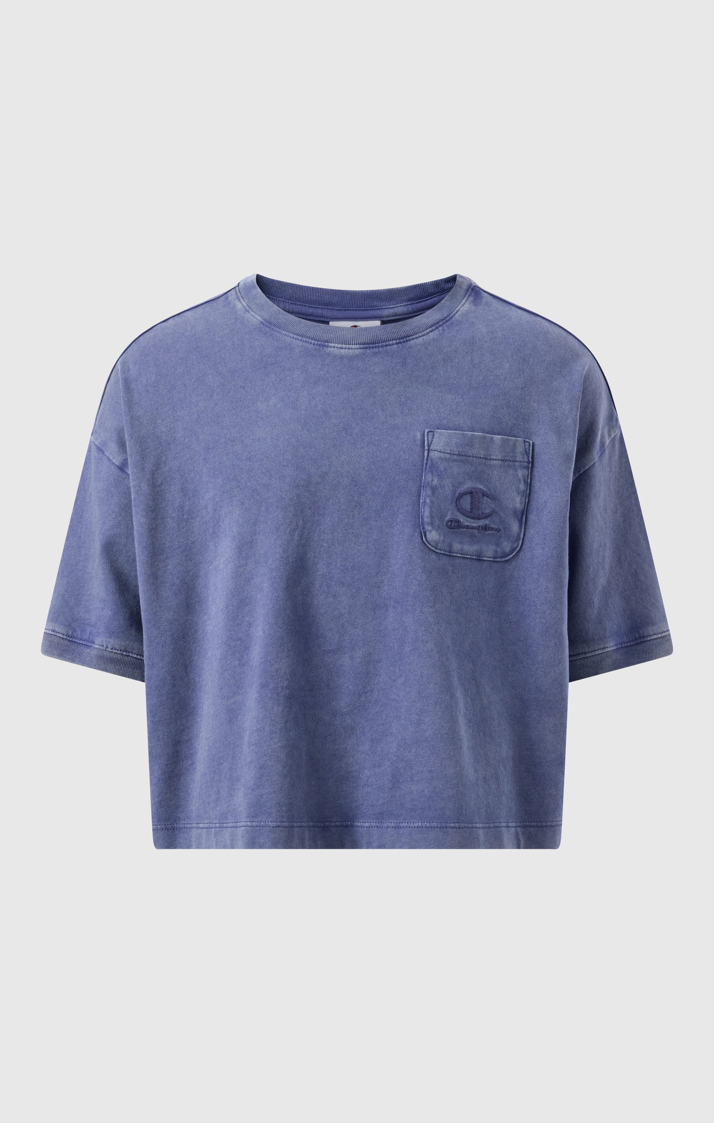 T-shirt crop effet délavé pour fille Icons