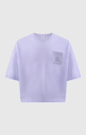 T-shirt crop effet délavé pour fille Icons