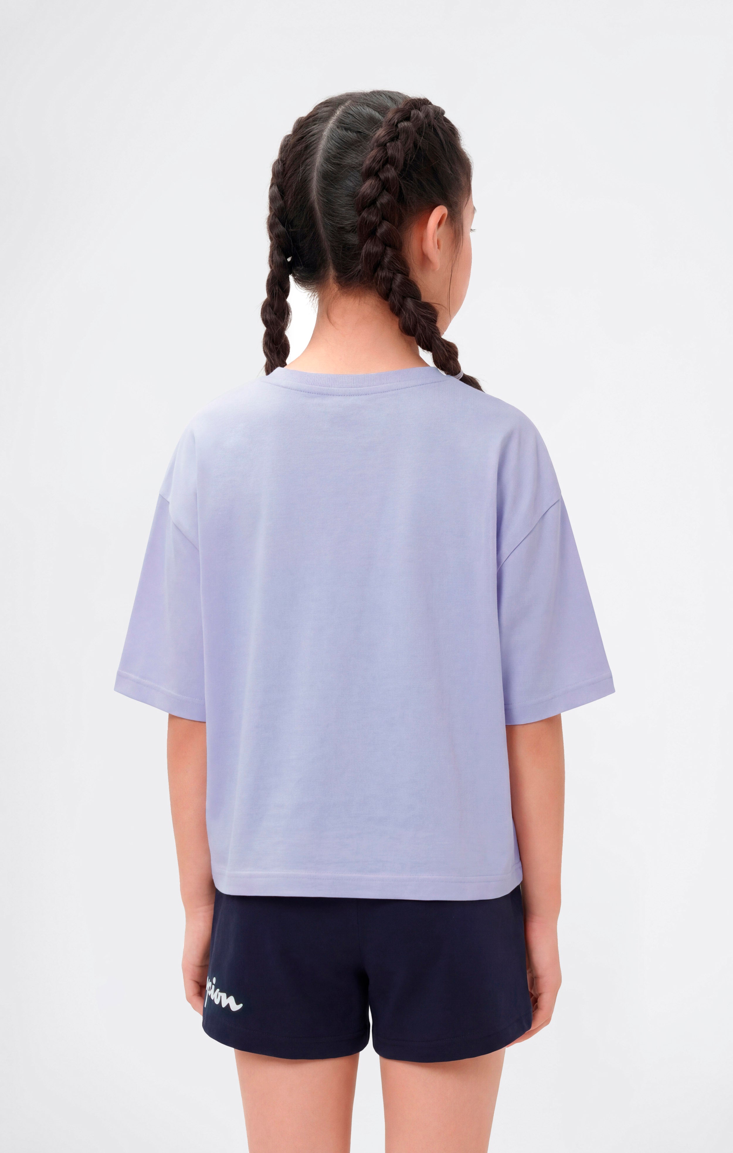 T-shirt crop effet délavé pour fille Icons