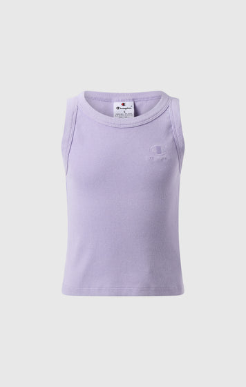 Camiseta sin mangas efecto lavado para niña Icons