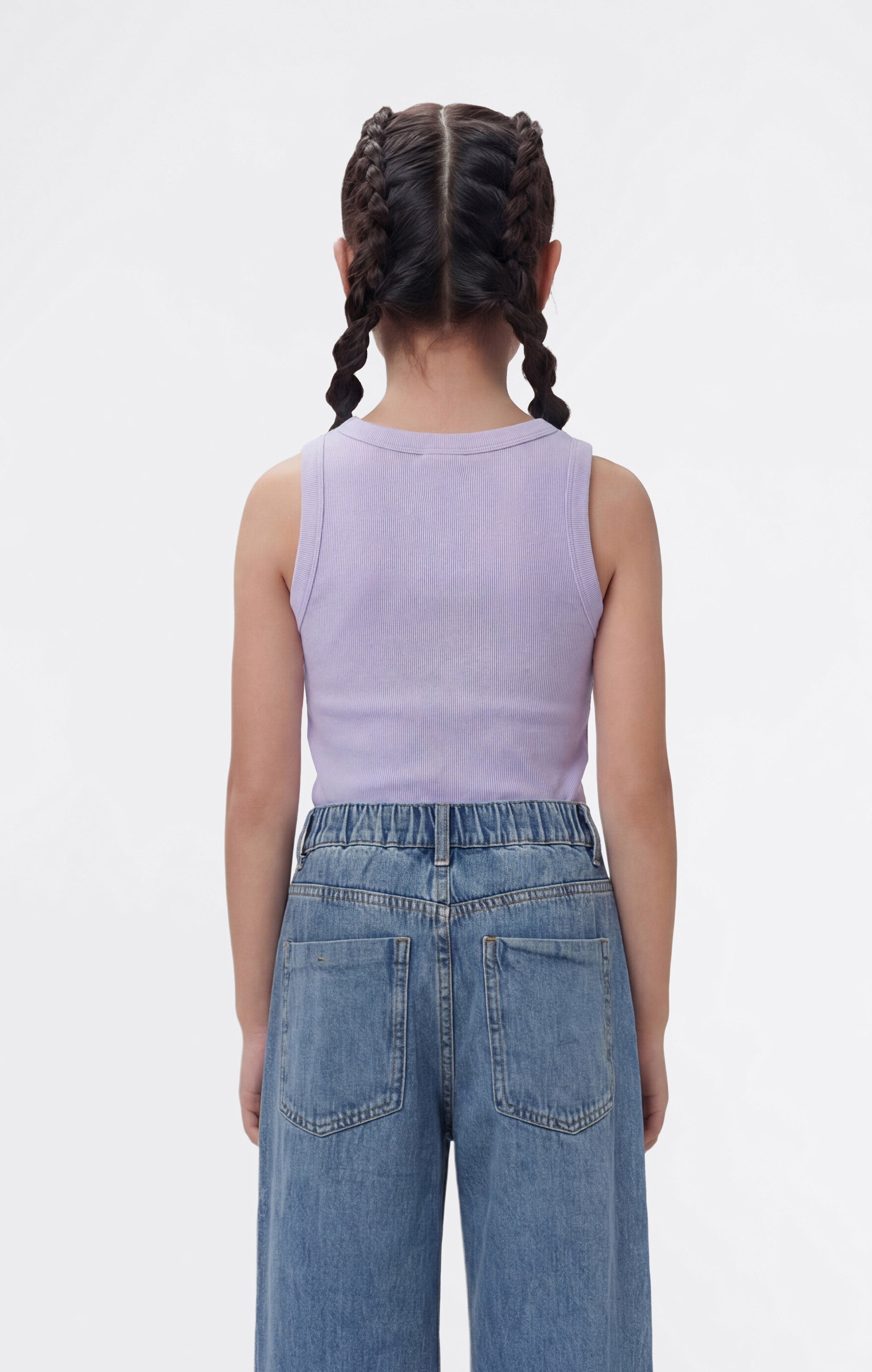 Débardeur effet délavé pour fille Icons