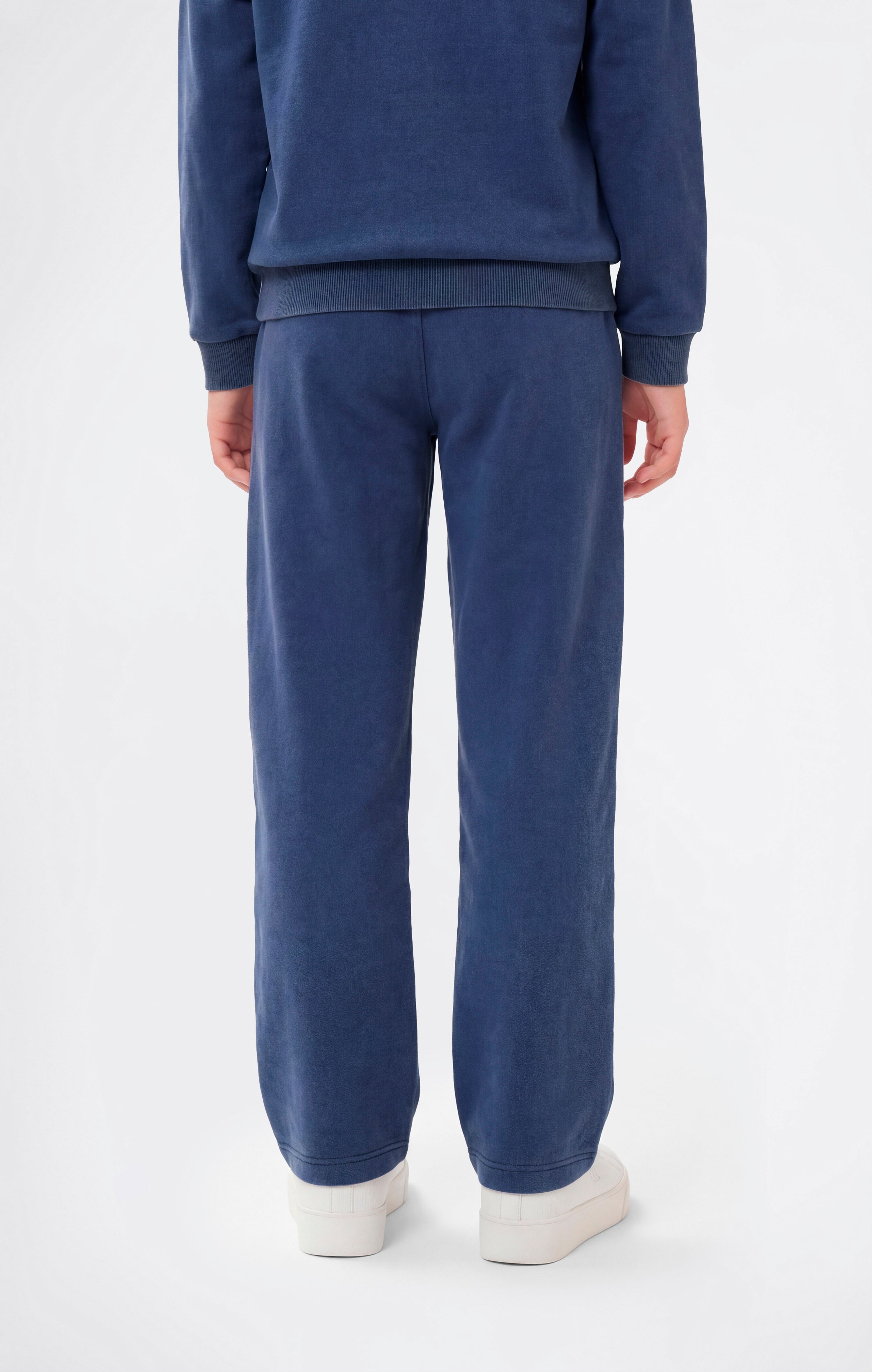Pantalon à jambe droite effet délavé pour fille Icons