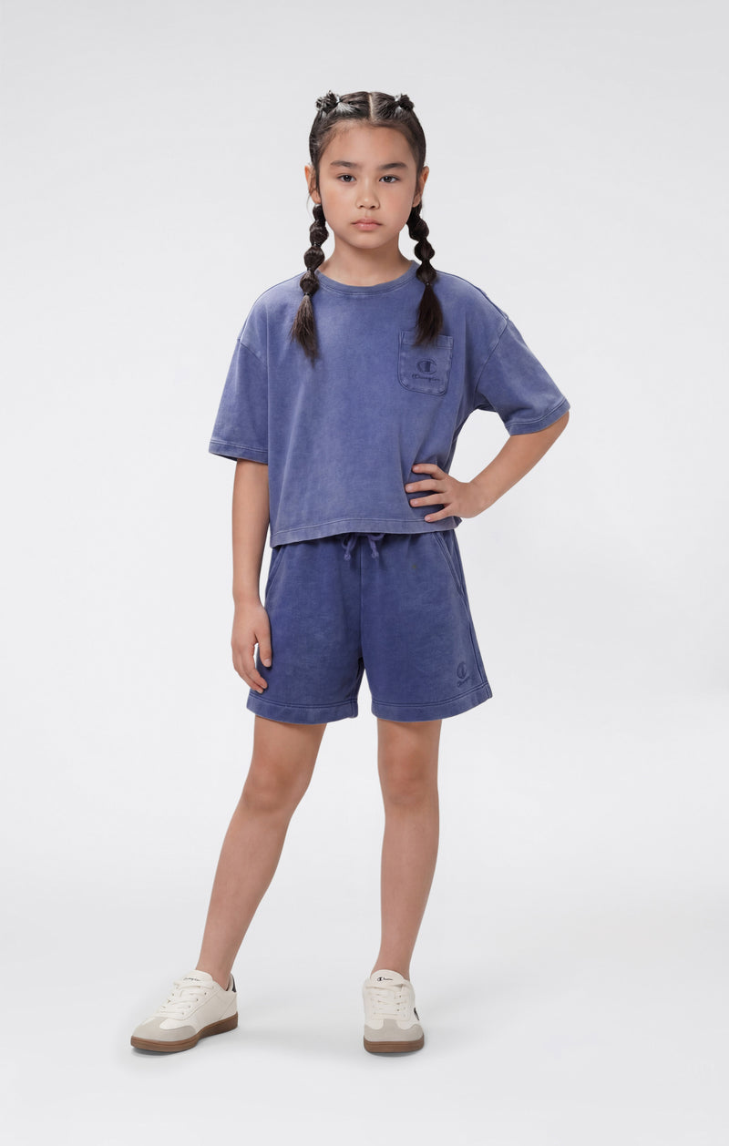 Girls’ Washed Effect Shorts Icons