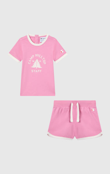Baby Girl T-Shirt and Shorts Set