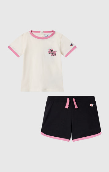 Baby Girl T-Shirt and Shorts Set