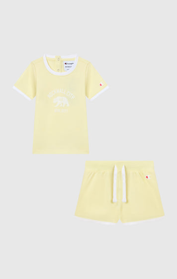 Baby Girl T-Shirt and Shorts Set