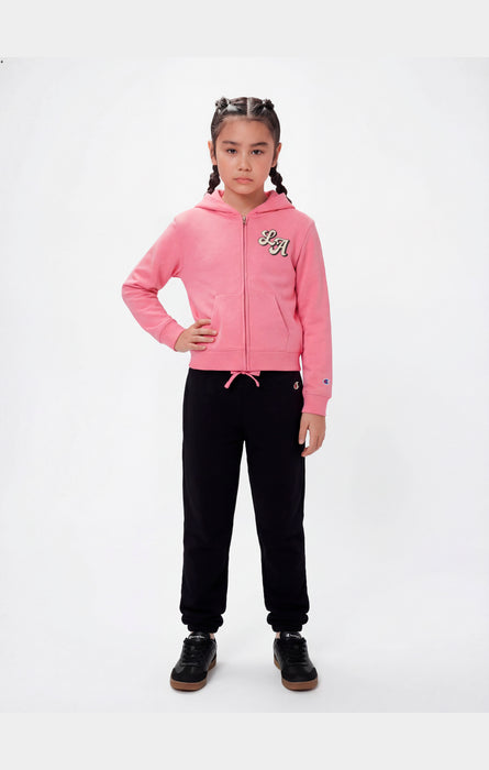 Girls’ Hooded Full Zip Sweatshirt and Pants Tracksuit with Graphic
