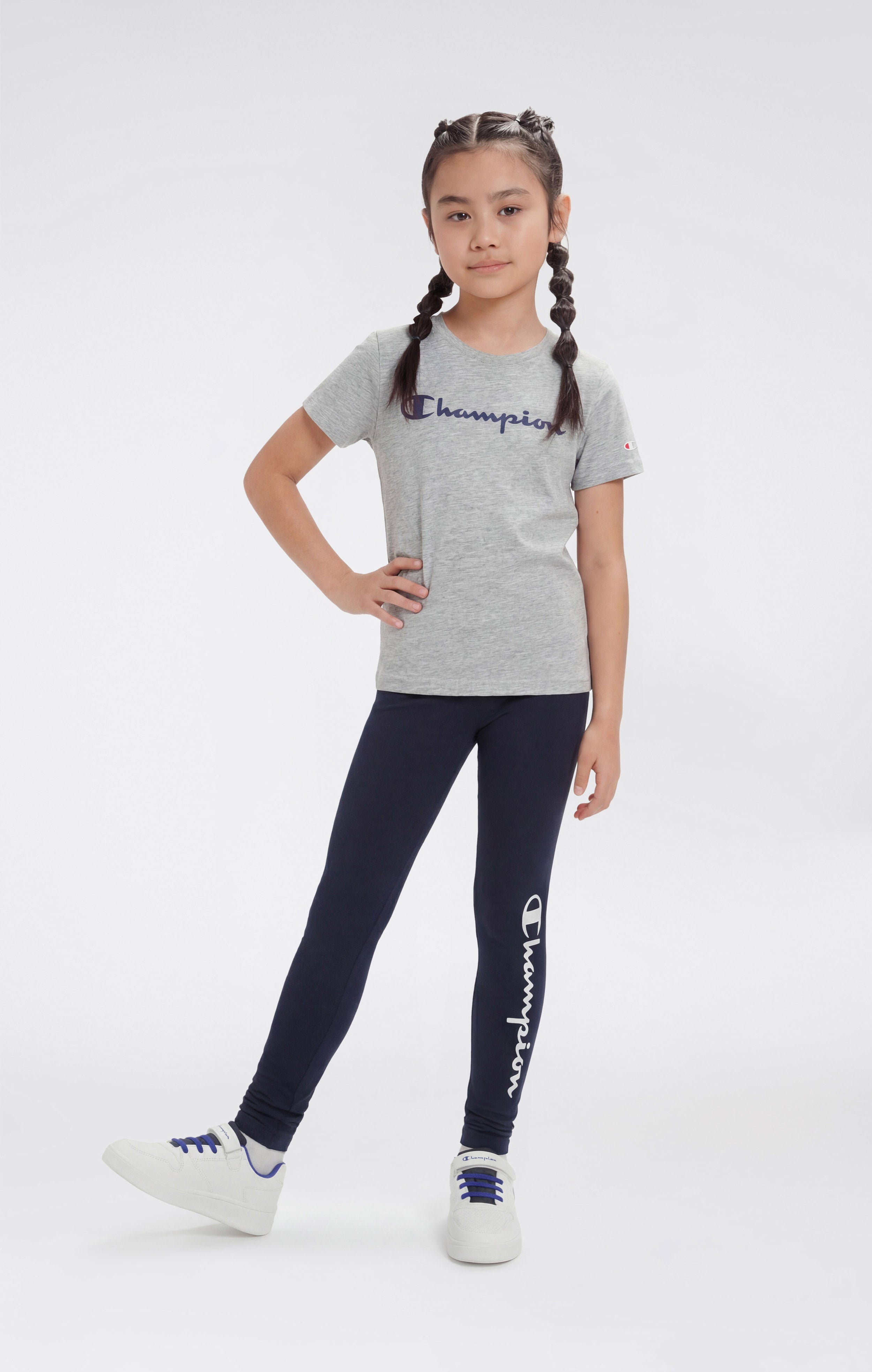 Girls’ Leggings with Maxi Logo