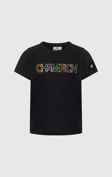 T-shirt Col Rond avec Graphique pour Fille