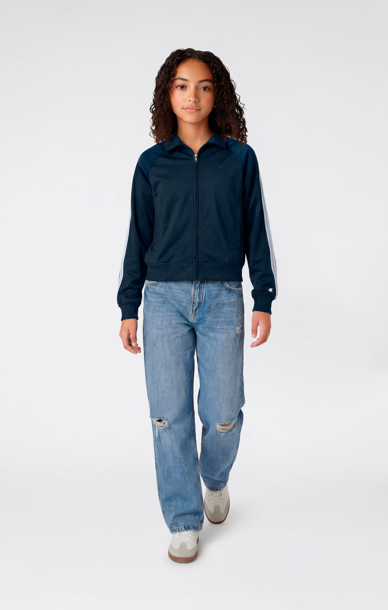 Felpa Track con Zip Intera da Bambina Icons