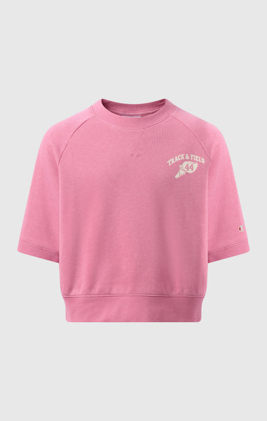 Kurzarm-Sweatshirt für Mädchen Icons