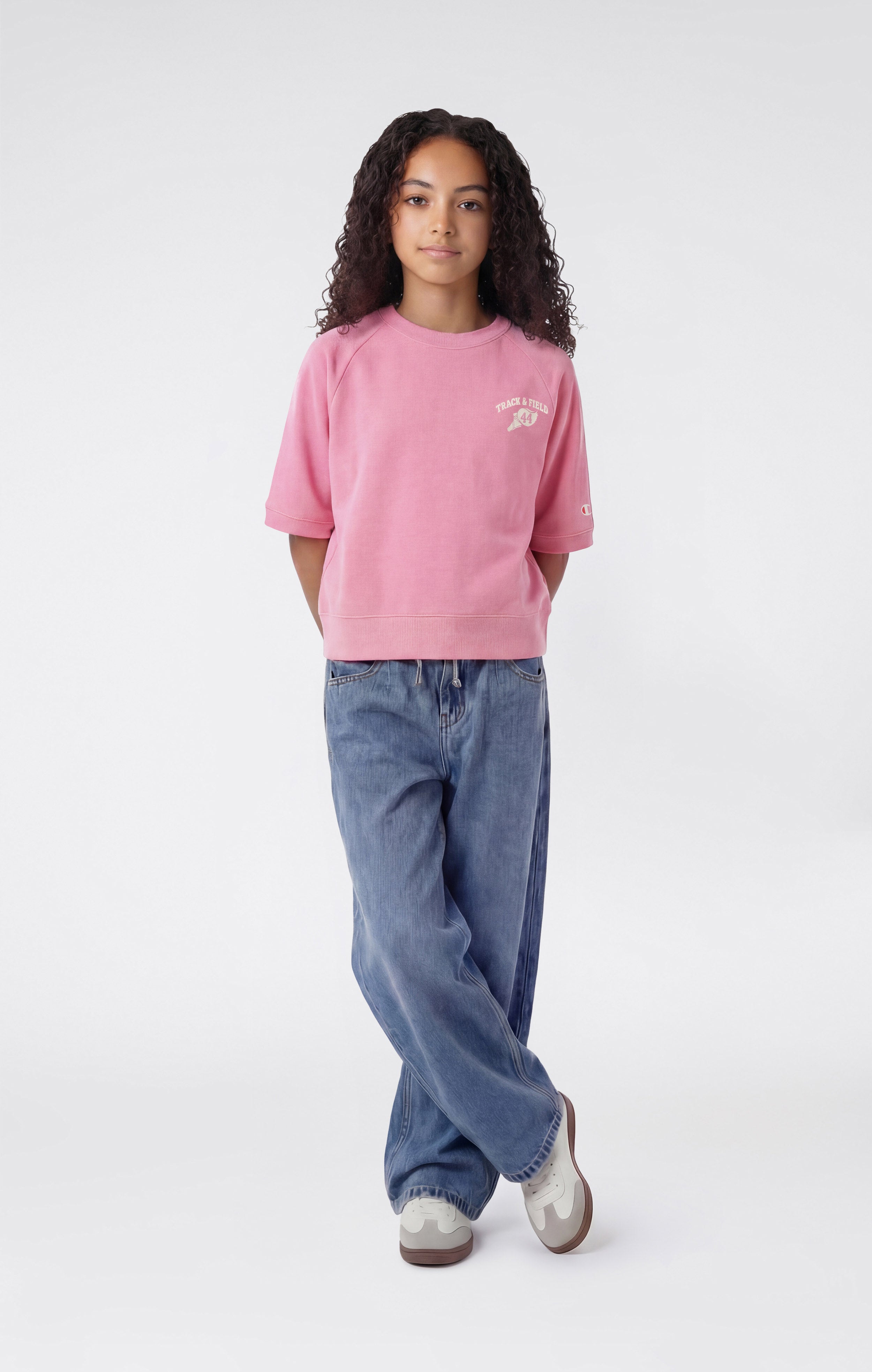 Sweatshirt à Manches Courtes pour Fille Icons