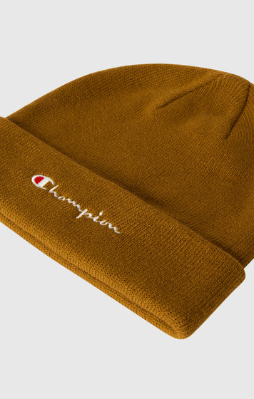 Embroidered Full Logo Beanie Cap