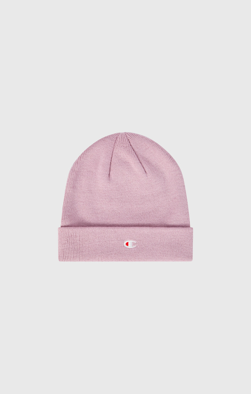Embroidered C Logo Beanie Cap Mauve lifestyle caps Champion Cyprus