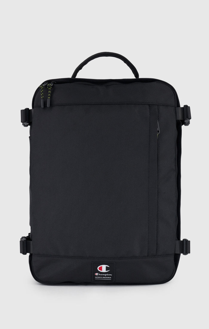 Sac à dos noir en toile épaisse