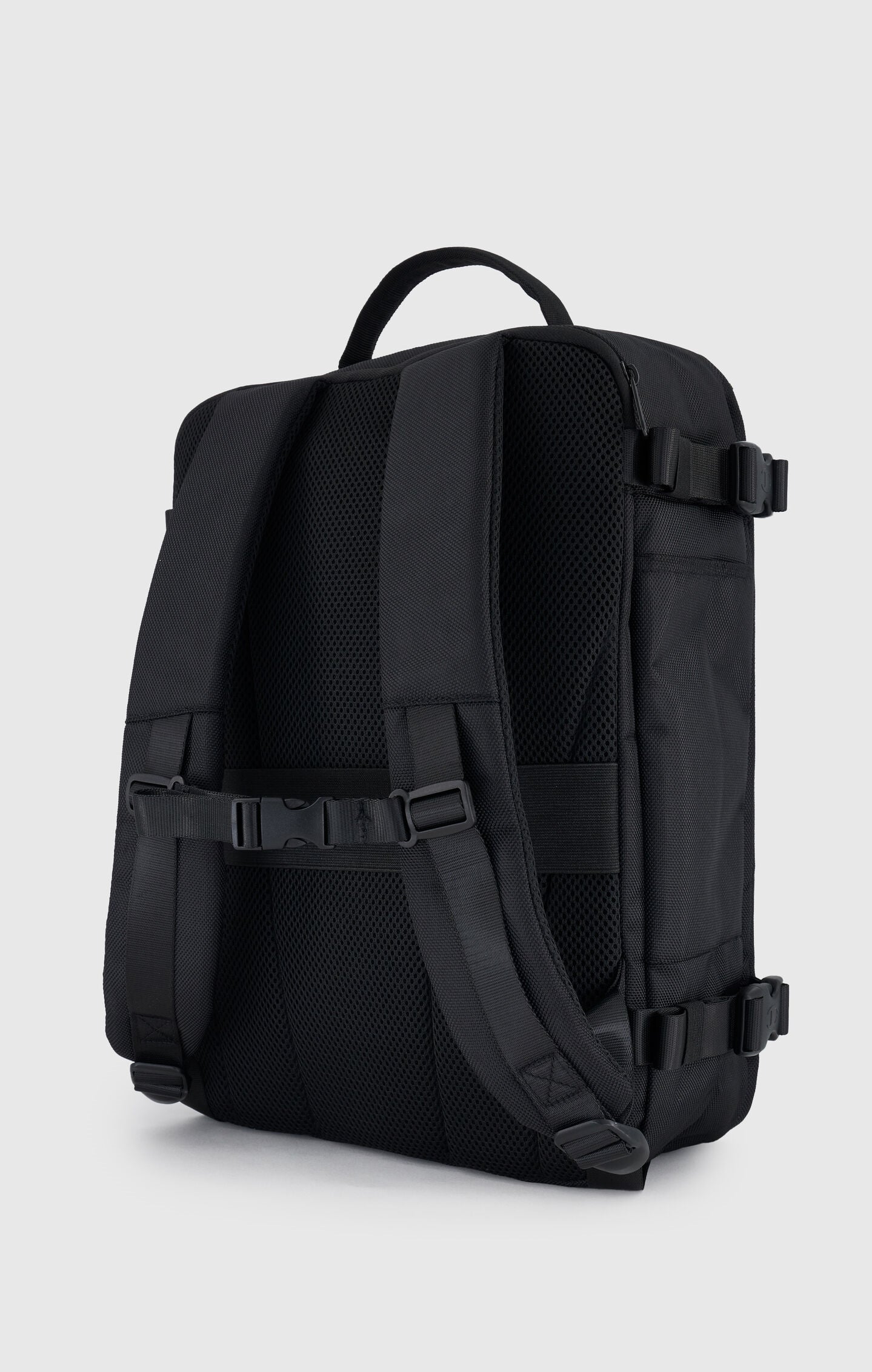 Zaino nero in tela pesante