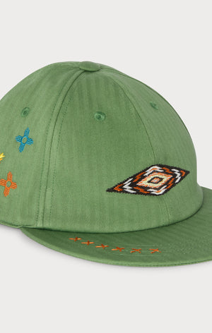 Herringbone Cotton Baseball Cap
