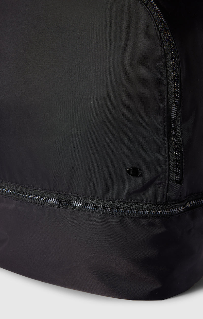 Satinierten Rucksack mit Unterem Fach