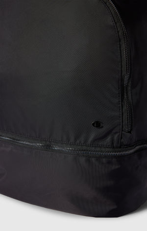 Satinierten Rucksack mit Unterem Fach