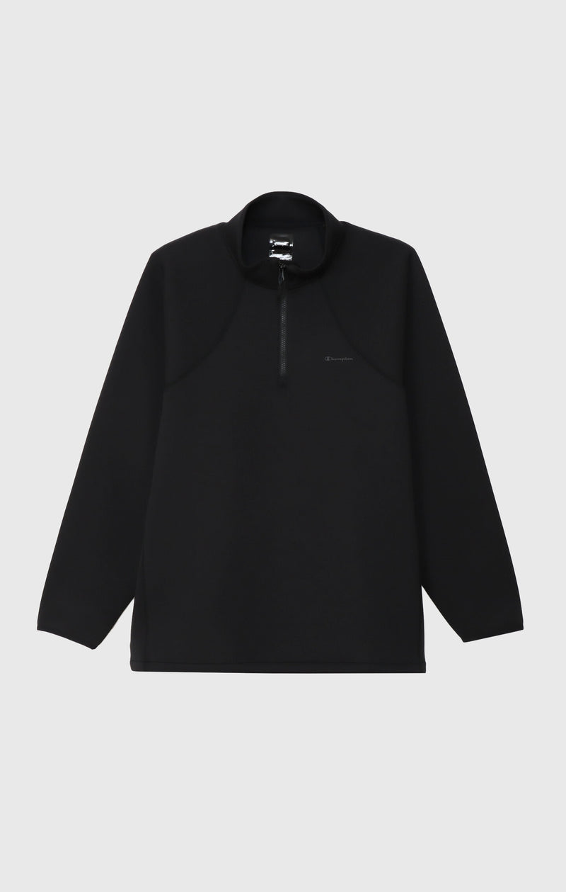 HALF ZIP SWEATSHIRT Custom Fit Black Edition Black black edition