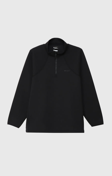 HALF ZIP SWEATSHIRT Custom Fit Black Edition