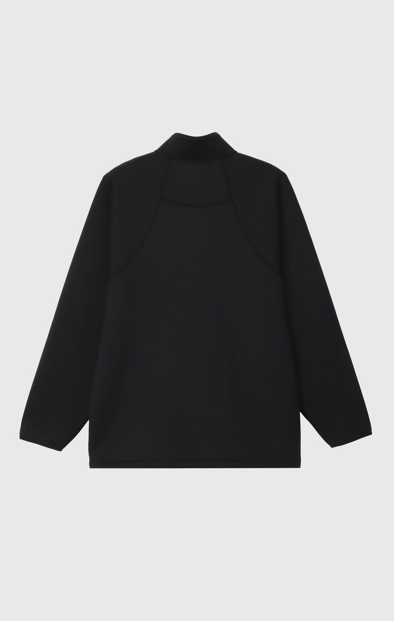 HALF ZIP SWEATSHIRT Custom Fit Black Edition