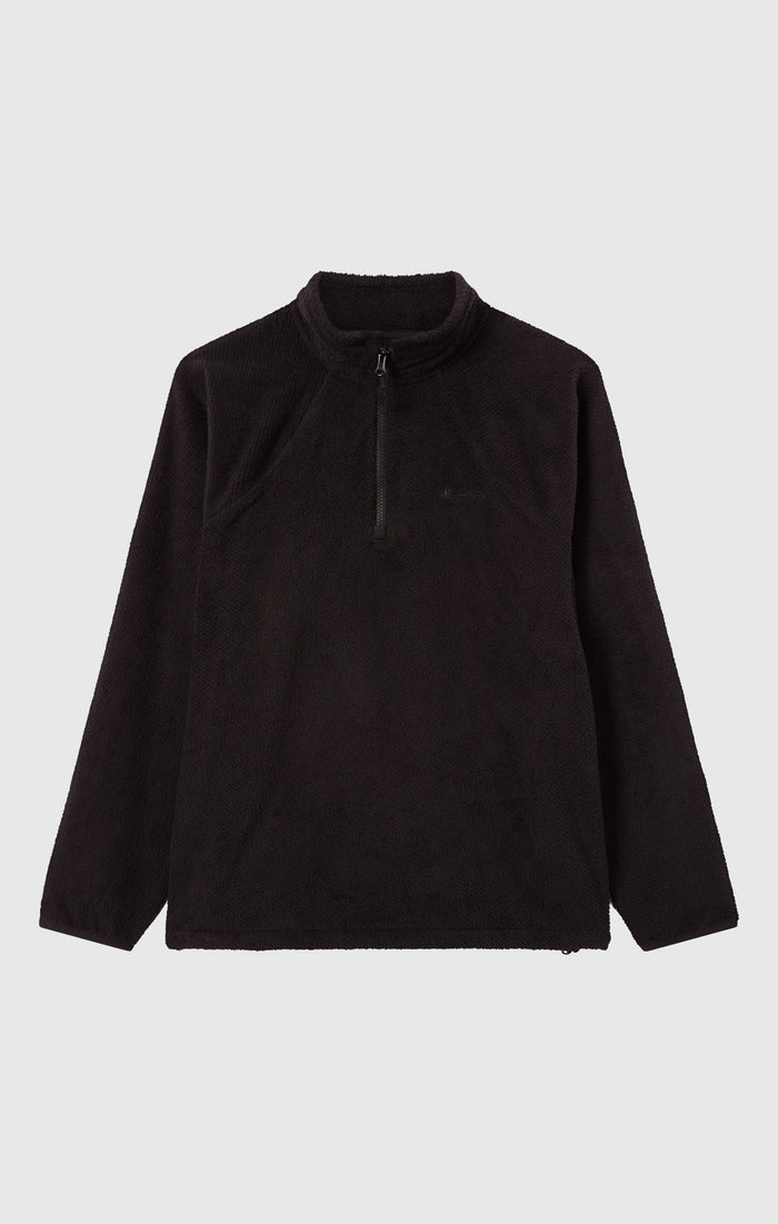 Men’s Fleece Half Zip Sweatshirt Black Edition