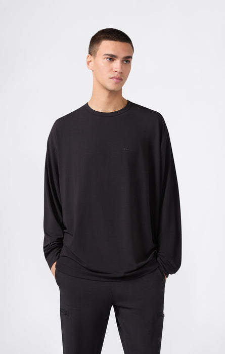 Herren Langarmshirt Quick Dry Black Edition