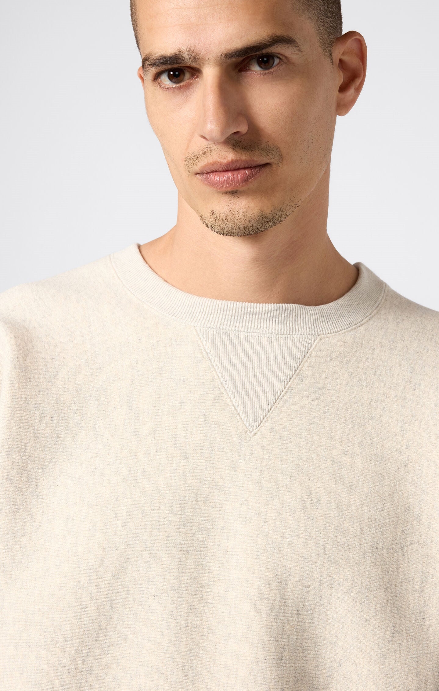 CREWNECK SWEATSHIRT True To Archives Light Grey true to archive