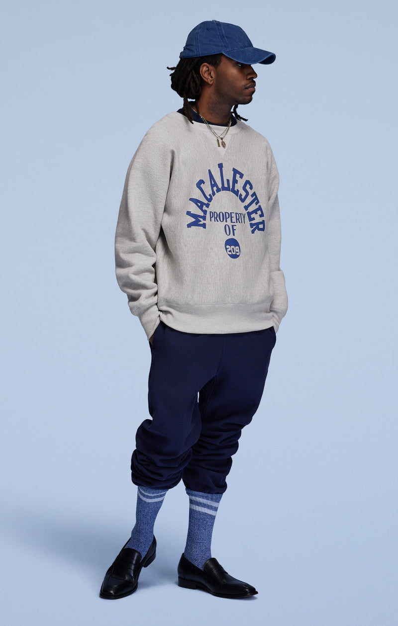 Sweatshirt True to Archive Reverse-Gewebe 1. Patent mit Print