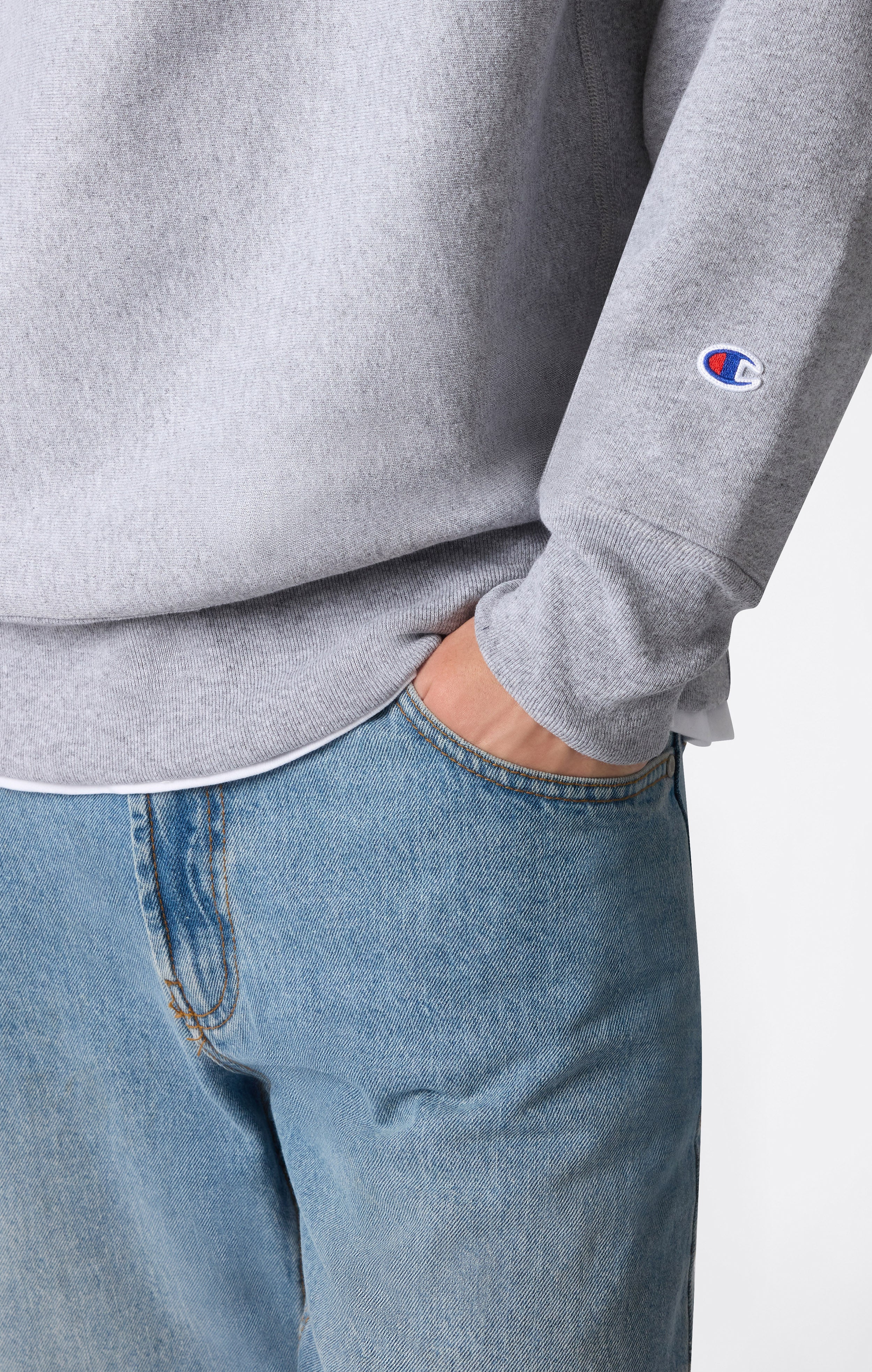 Sudadera Reverse Weave con Interior Afelpado para Hombre Made in USA