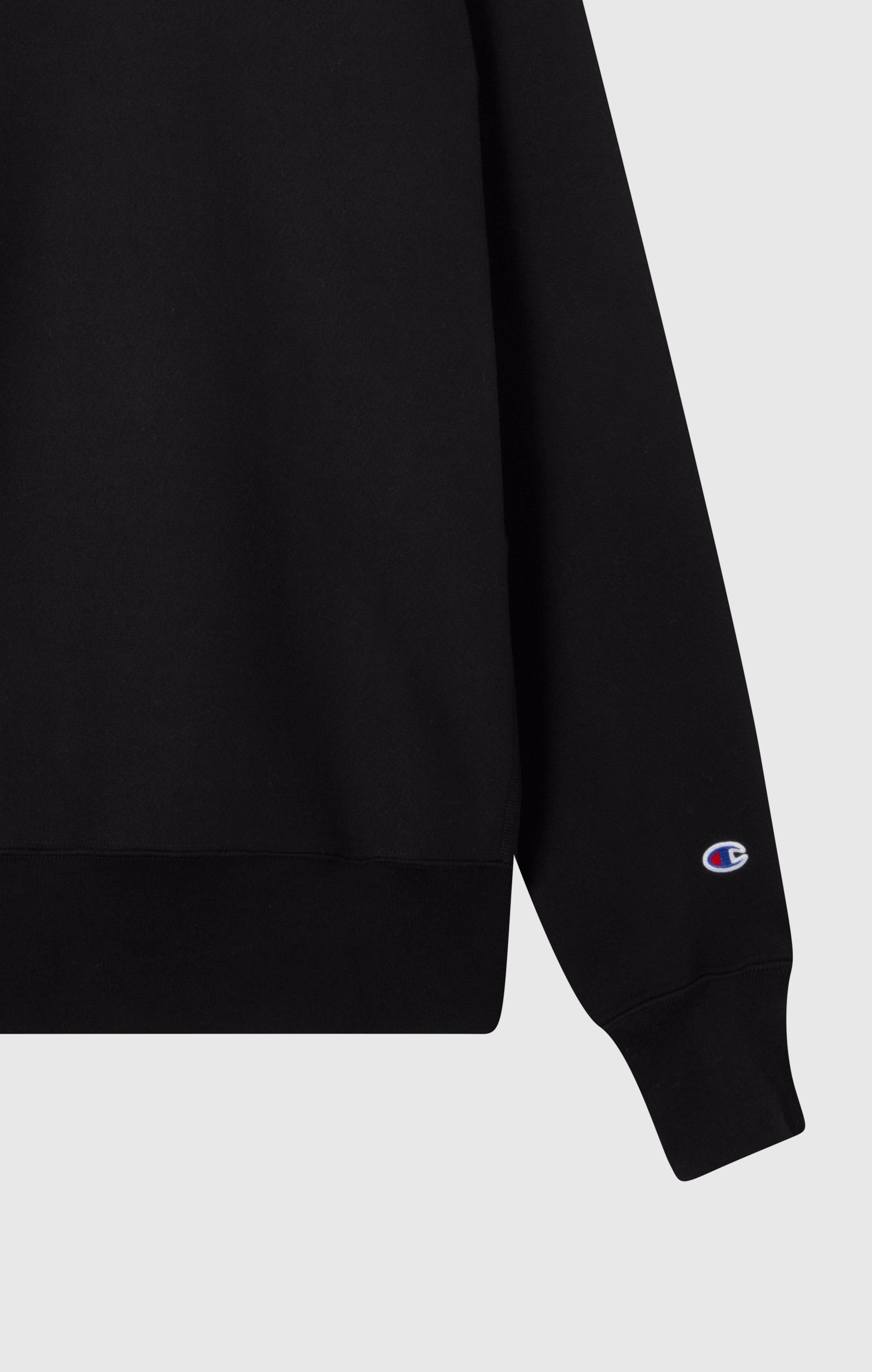 Men's Fleece Reverse Weave Sweatshirt Made in USA Black made in