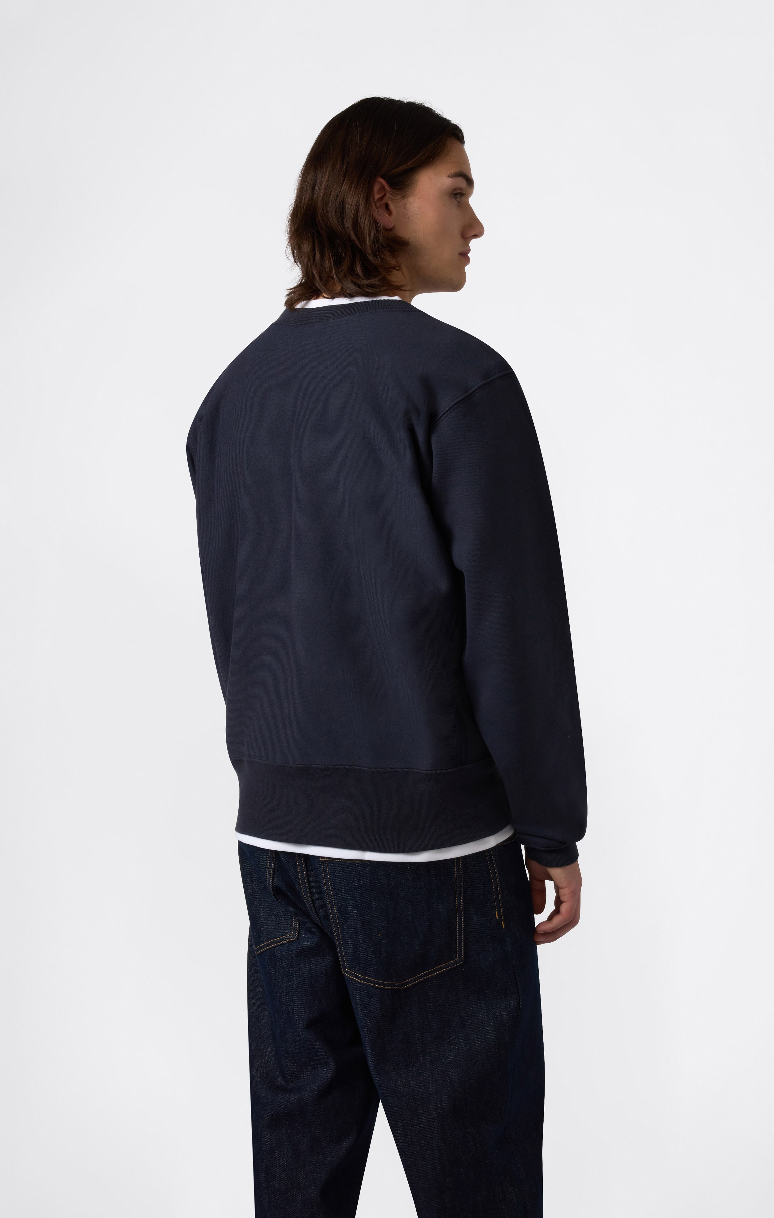 Sweat Reverse Weave avec Intérieur Gratté Homme Made in USA