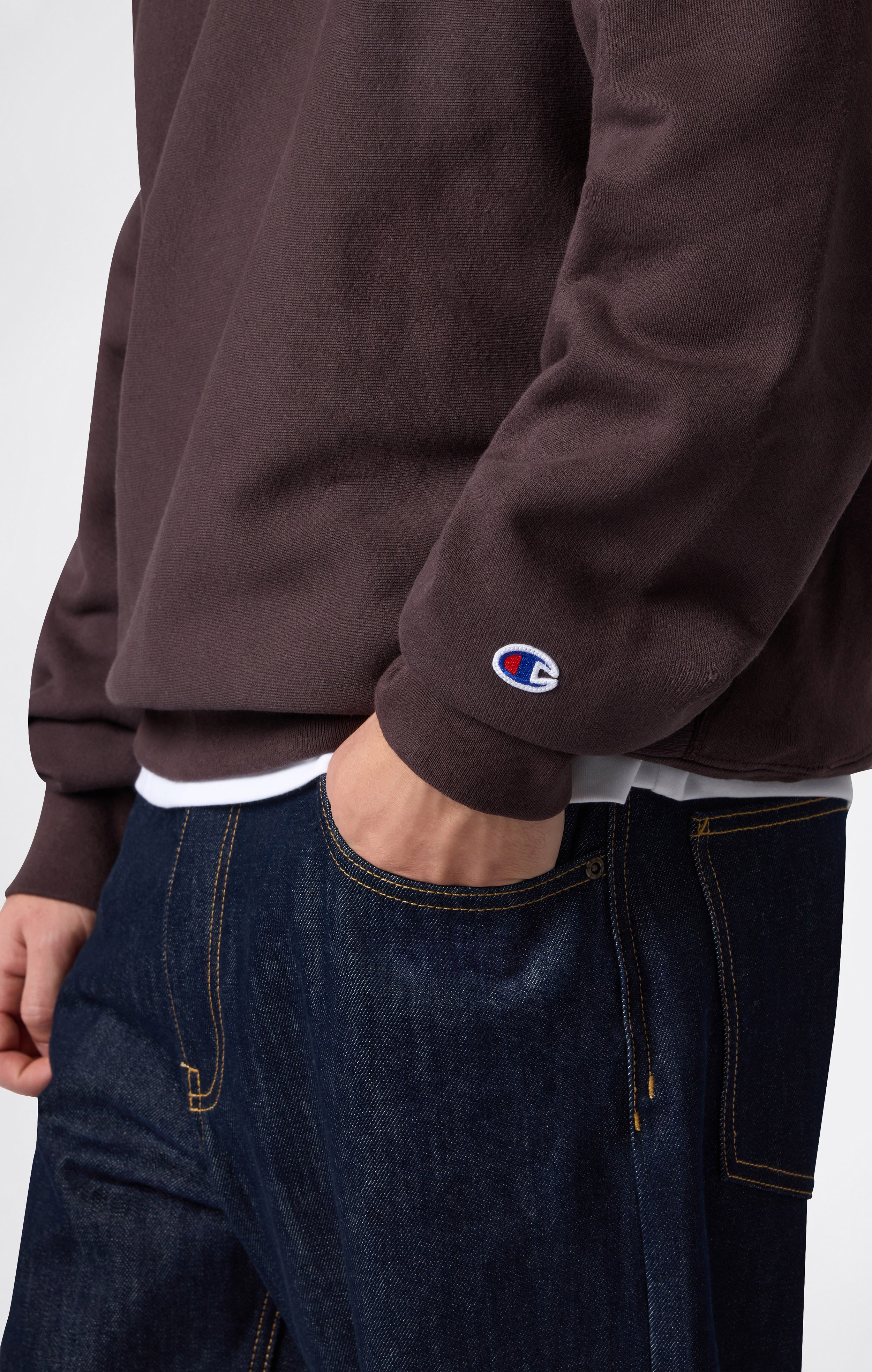 Sudadera Reverse Weave con Interior Afelpado para Hombre Made in USA