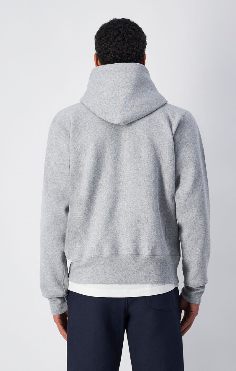 Reverse Weave Hooded Sweatshirt Made In USA