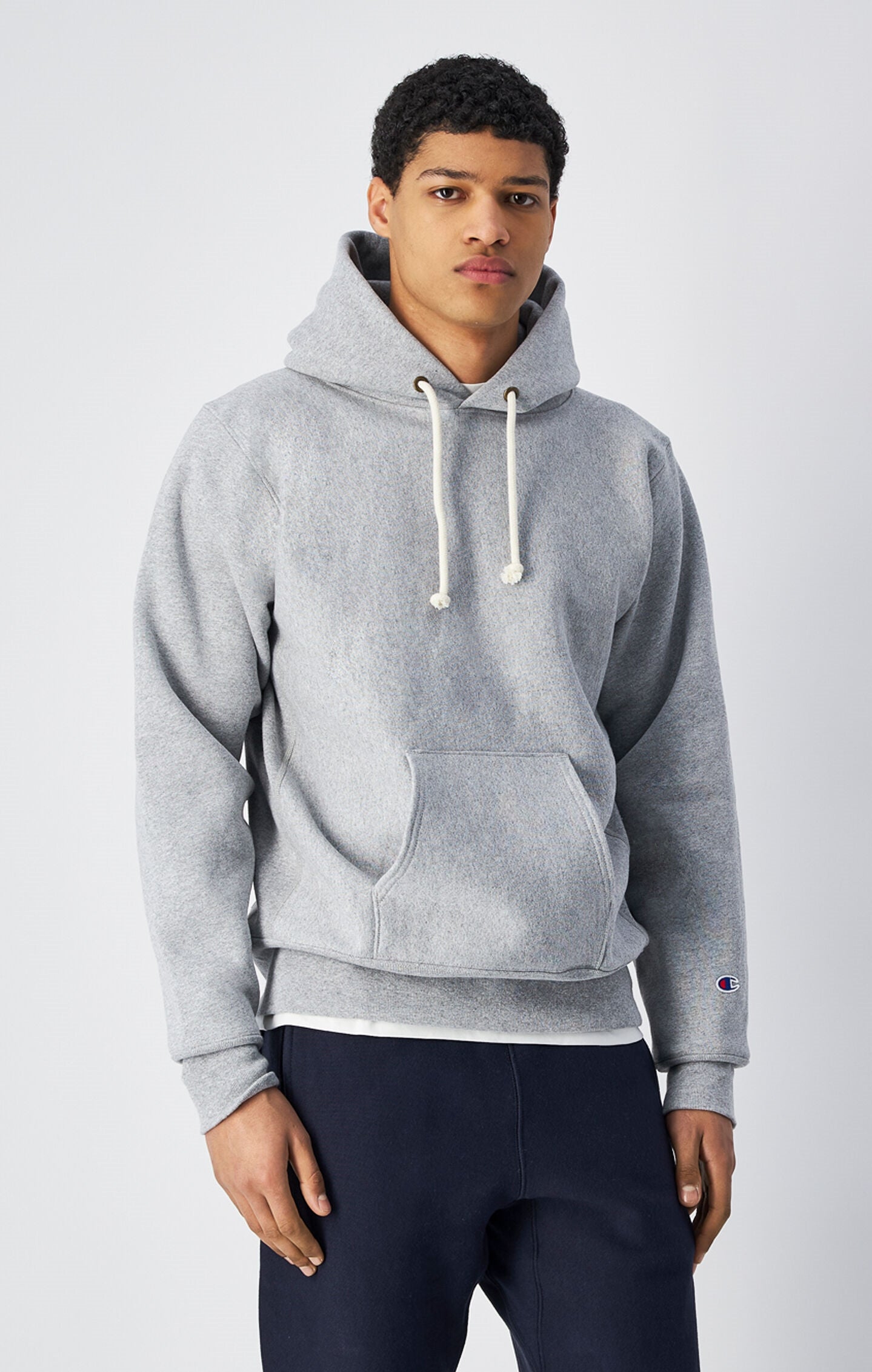 Felpa con cappuccio Reverse Weave Made In USA