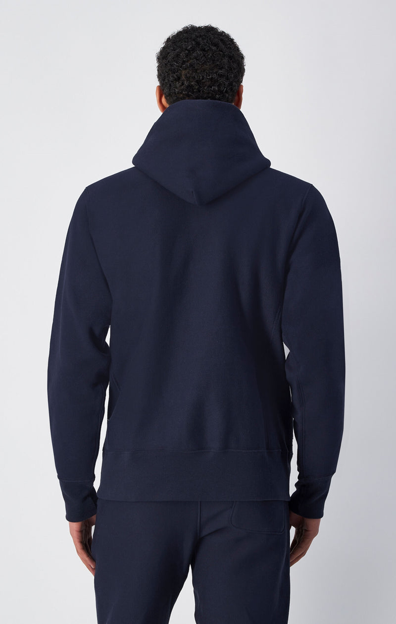 Reverse Weave Hooded Sweatshirt Made In USA