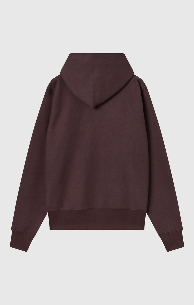 Sweat à Capuche Reverse Weave avec Intérieur Gratté Homme Made in USA