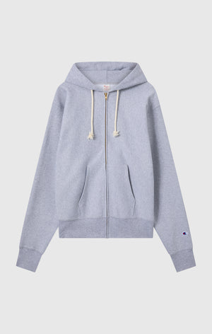 Men's Fleece Reverse Weave Zip Hooded Sweatshirt Made in USA