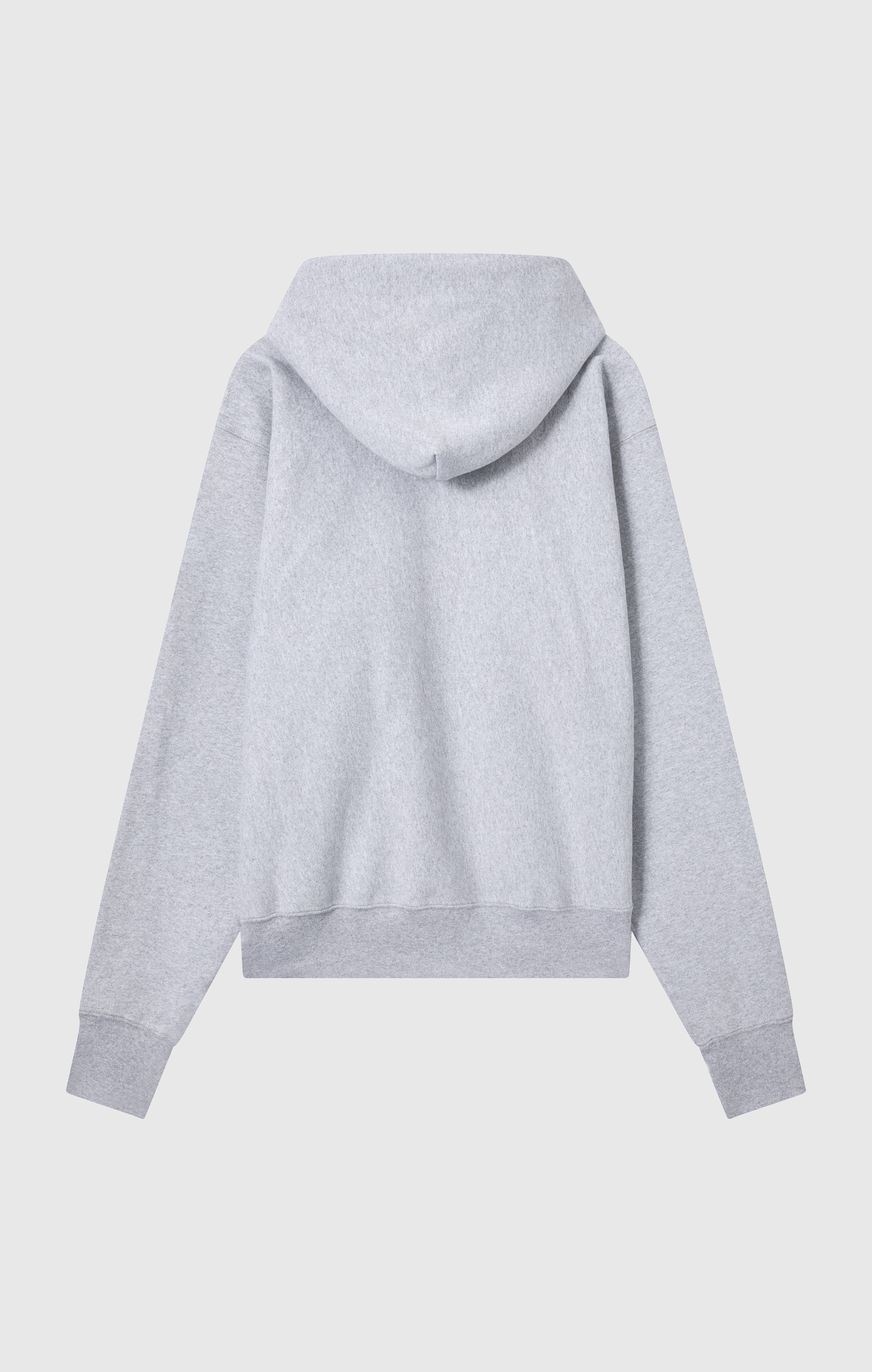 Men's Fleece Reverse Weave Zip Hooded Sweatshirt Made in USA Dark