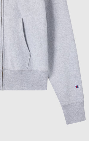 Sweat à Capuche Zippé Reverse Weave avec Intérieur Gratté Homme Made in USA