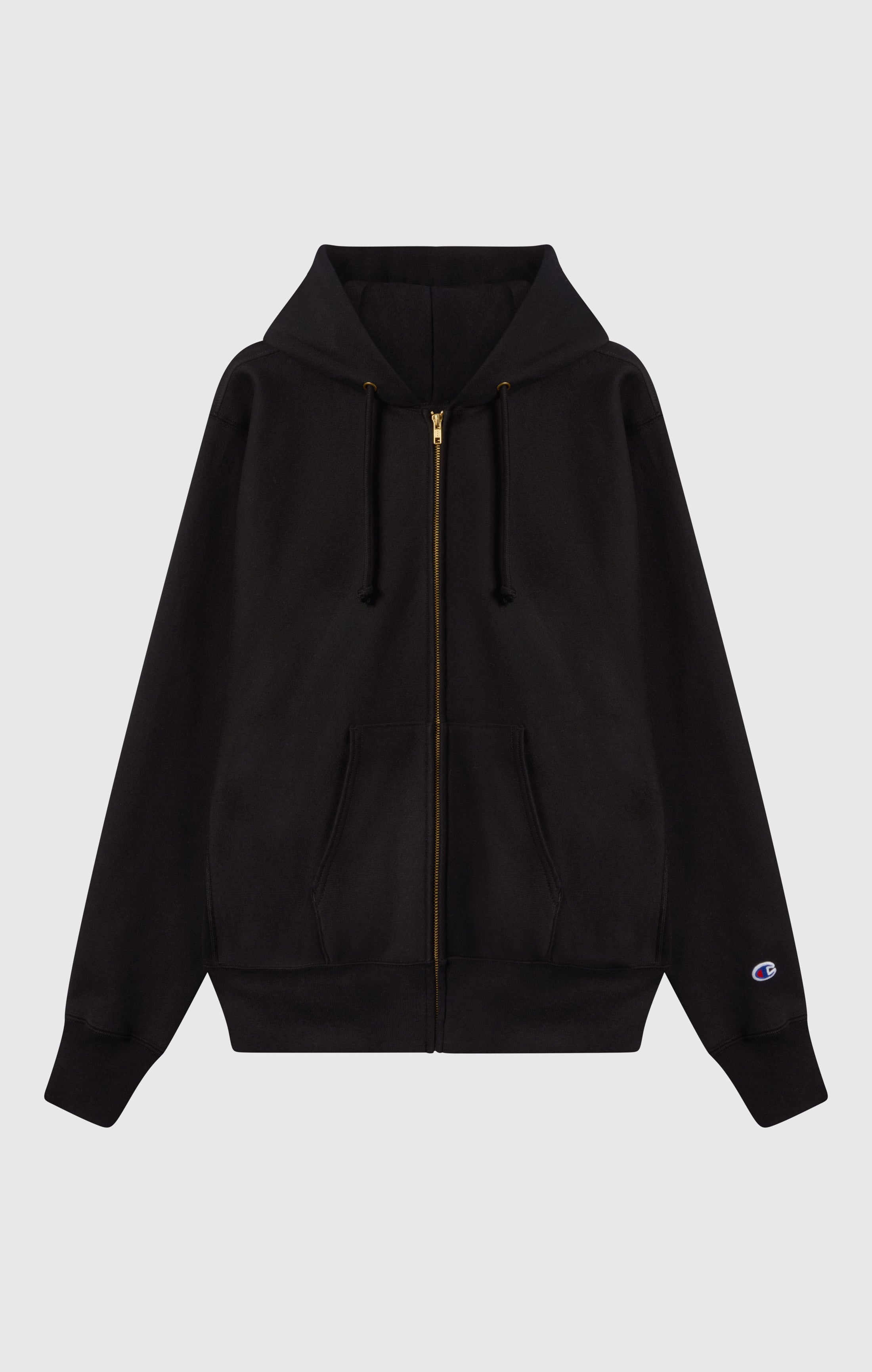 Sweat à Capuche Zippé Reverse Weave avec Intérieur Gratté Homme Made in USA