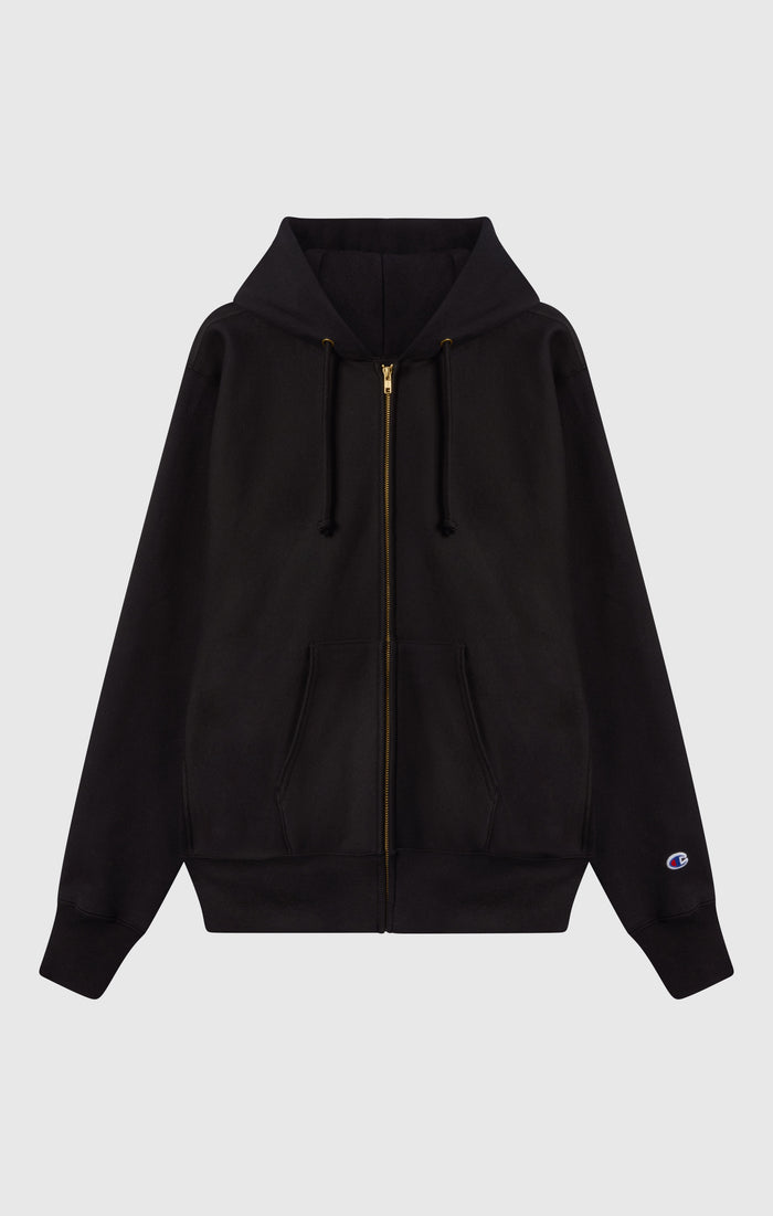 Sweat à Capuche Zippé Reverse Weave avec Intérieur Gratté Homme Made in USA