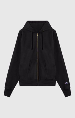 Men's Fleece Reverse Weave Zip Hooded Sweatshirt Made in USA