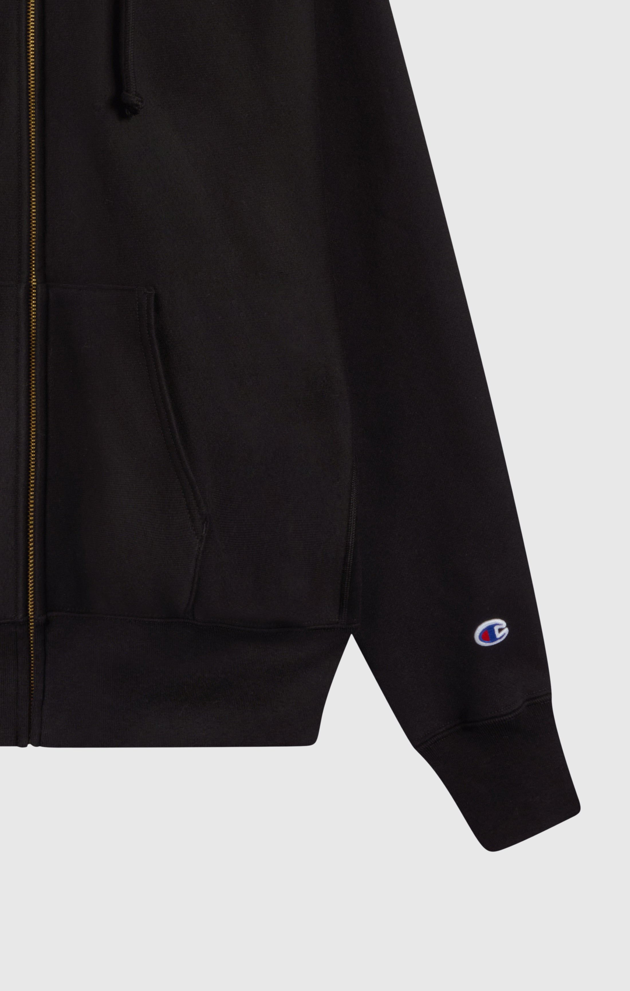 Sweat à Capuche Zippé Reverse Weave avec Intérieur Gratté Homme Made in USA