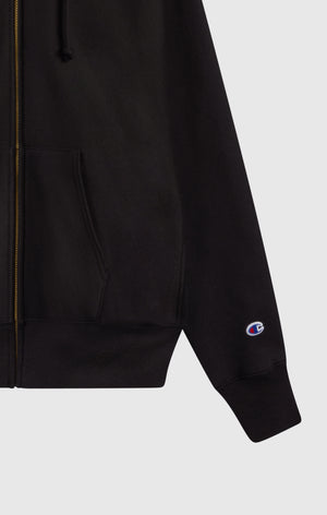Sweat à Capuche Zippé Reverse Weave avec Intérieur Gratté Homme Made in USA