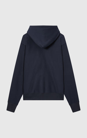 Men's Fleece Reverse Weave Zip Hooded Sweatshirt Made in USA