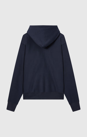 Sweat à Capuche Zippé Reverse Weave avec Intérieur Gratté Homme Made in USA