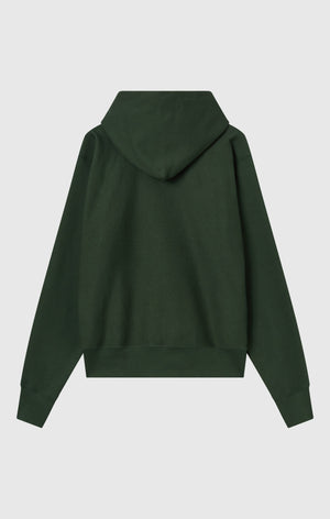 Sweat à Capuche Zippé Reverse Weave avec Intérieur Gratté Homme Made in USA