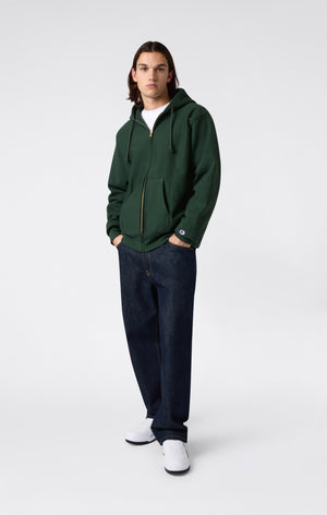 Sudadera con Capucha y Cremallera Reverse Weave con Interior Afelpado para Hombre Made in USA